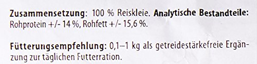 mühl dorfer Forro de Deportes y de Caballos, Libre de Cereales, Proveedor de energía, arroz Salvado