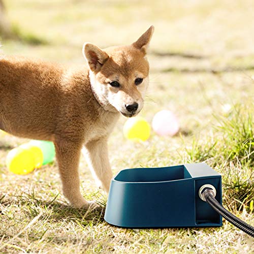 Namsan Flotador Bebedero para mascotas automático Bebedero para perros flotador con válvula de flotador para perros/gato/gallinas/patos/caballos/ovejas