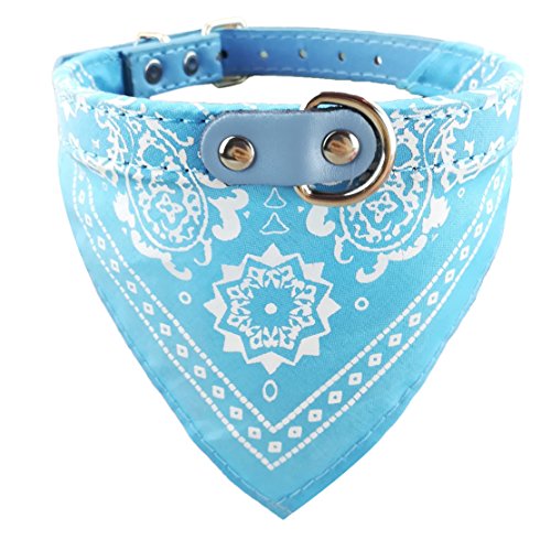 Newtensina Perro de la Moda Bandana Collar Collar de Perro Boy Pañuelo Medio Perrito Pañuelo con Cuello para Perros