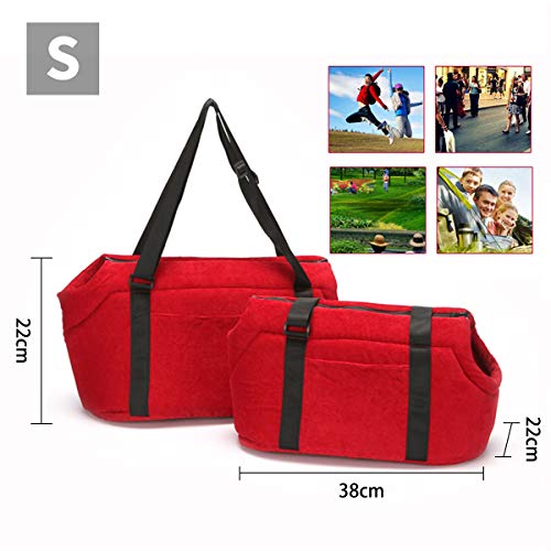 PETCUTE Bolsos de Transporte para Perros Pequeños Bolso Transporte Gatos Bolso para Mascotas transportines para Perros