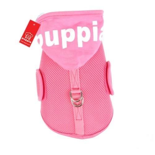 PUPPIA PAMA-AH987 Elite Harness - Casco Integral (Talla L), Color Rosa