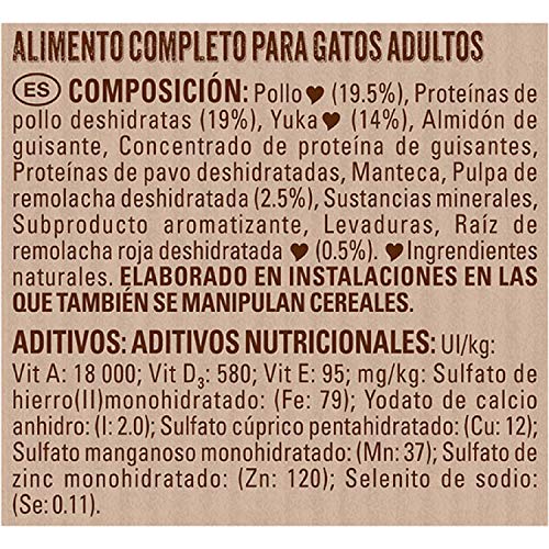 Purina Beyond Grain Free pienso Natural para Gato con Pollo 6 x 1,2 Kg - 1 Sacos