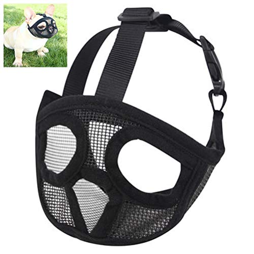 Pywee Hocico de hocico Ajustable con hocico Ajustable, Transpirable: Bulldog inglés, Bulldog francés, pequinés, shih-tzu, Pug, también Apto para Gatos.