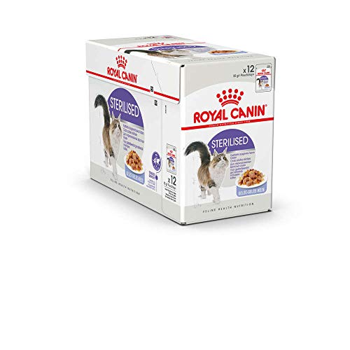 ROYAL CANIN Sterilised Comida Gatos - Paquete de 12 x 85 gr - Total: 1020 gr