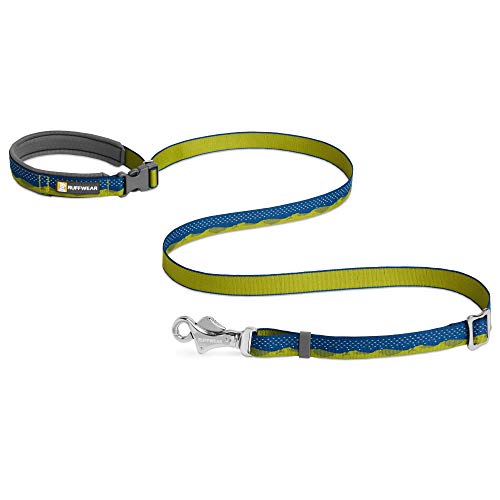 RUFFWEAR Crag Correa para Perro, Correa Cinturón o de Mano Reflectante y Ajustable, Verde Hills