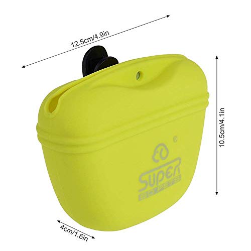 Rysmliuhan Shop Bolsa Premios Perro Bolsa Entrenamiento Perro Bolsa dispensadora de Aperitivos para Perros Perro Bolsa para Mascotas Bolsa Green