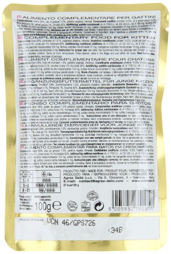 Schesir Comida Húmeda para Gato Atún con Lubina - Paquete de 20 x 100 gr - Total: 2000 gr