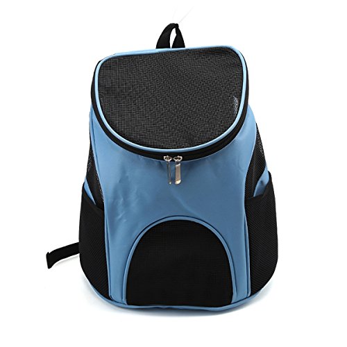 Tineer Pet Mochila Perro Gato Portador Bolsa Portátil 6KG Pet Front Bolsa de Viaje Malla Mochila Bolsa Salir hacia Fuera Bolsa de Hombro Ajustable Porta Perritos (Azul)