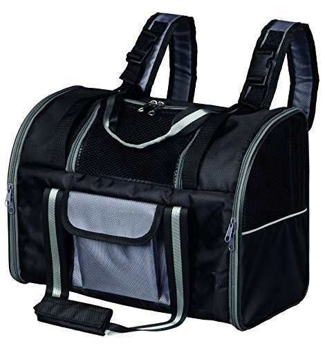 Trixie Marvin Mochila, 42 x 29 x 21 cm, Color Negro/Gris