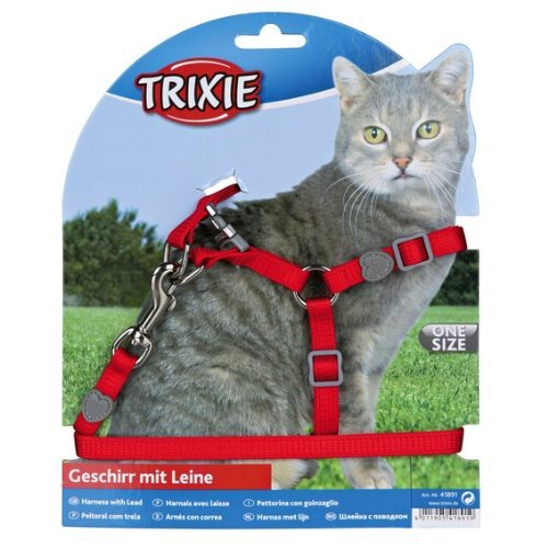 Trixie Set Gatos, Nylon, Colores Surt.