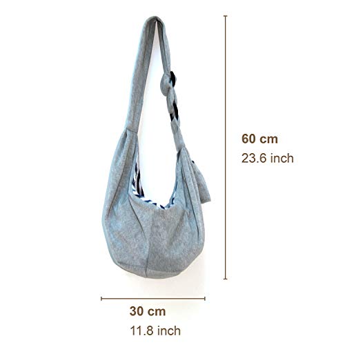 vitazoo Bolso de Transporte para Perros, Bolso para Perros y Gatos, Bolso para Mascotas, Reversible, Bolsa de Transporte, Sling Bag