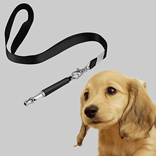 Yililay Dog Whistle práctica Portable del Perrito de obediencia Comportamiento silbido supersónico de Clicker Negro Fish & Aquatic Animales Suministros