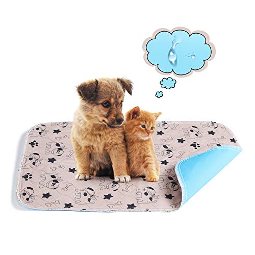 YOUTHINK Empapadores Perros, Lavado a Máquina y Reutilizable Pet Pee Pad, Jabones de Entrenamiento para Pañales para Perros con Función Antideslizante, Adecuados para Cachorros y Gatos (40cm * 60cm)