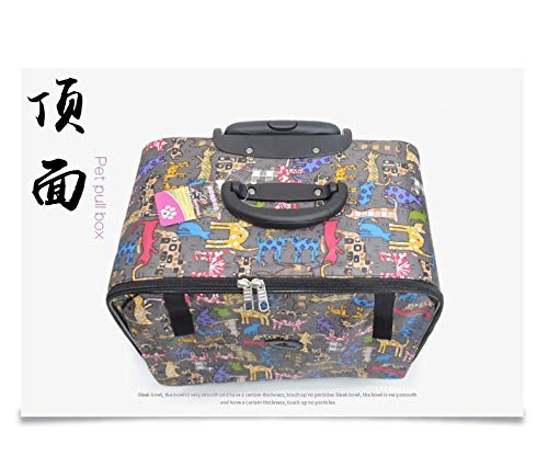 AHJSN Travel Tale Small Animal Pet Puppy Rabbit Cat Carrier Mochila Equipaje Trolley Bolsas para Perros Carrito de   Paseo Dentro de 7.5KG