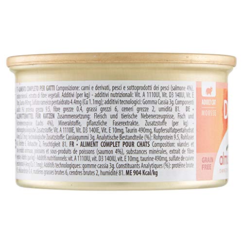 Almo – Lata de Comida húmeda para Gato Daily Menu de 85 g de Mousse de salmón – 158