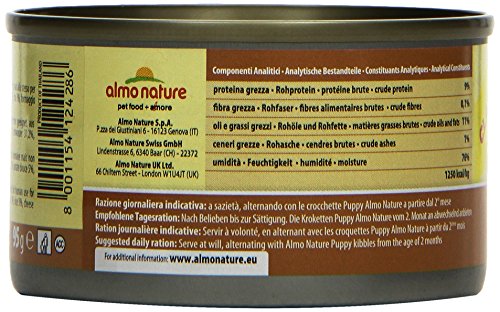 Almo Nature HFC Puppy Comida, Sabor Pollo - Paquete de 24 x 95 gr - Total: 2280 gr