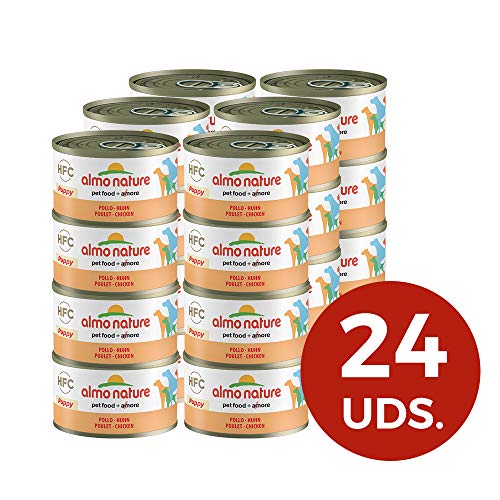 Almo Nature HFC Puppy Comida, Sabor Pollo - Paquete de 24 x 95 gr - Total: 2280 gr