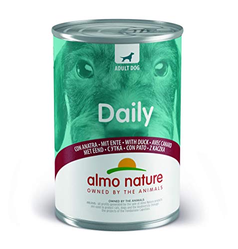 almo nature - Menú Diario para Perro con Pato, 400 g, 24 Unidades