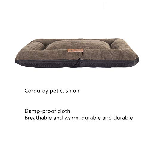 AOOCEEH Mantas para Perros Colchonetas para Perros Cama De Perro Grande Cama Ortopedica para Perros Camas para Perros Camas Perros Grandes Mantas para Perros Grandes Cama para Perros Grandes Brown,s