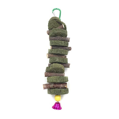 Apple Sticks Pet Chew Toys Pastel de Hierba Natural Comestible Molar Dientes Grinding Juguete para Conejos, Loros, Gerbil, Ardilla, Chinchillas, hámsters, cobayas