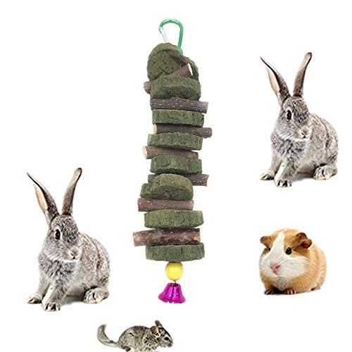 Apple Sticks Pet Chew Toys Pastel de Hierba Natural Comestible Molar Dientes Grinding Juguete para Conejos, Loros, Gerbil, Ardilla, Chinchillas, hámsters, cobayas