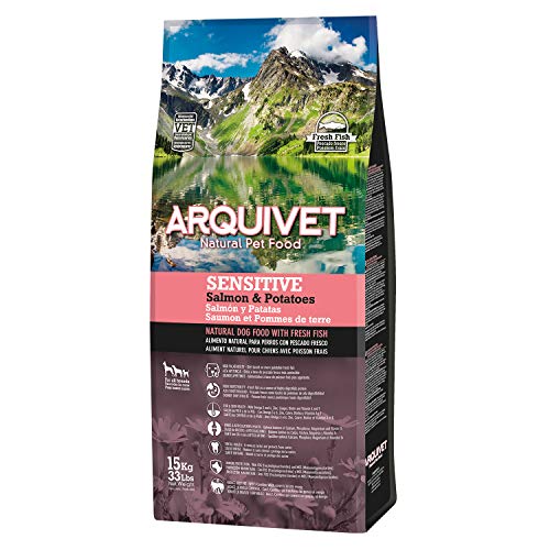 Arquivet Sensitive Comida para Perro con Salmón y Patatas - 15000 gr