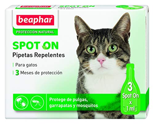 Beaphar pipetas repelentes, gato, 3 unidades