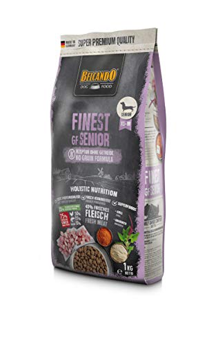 Belcando Comida seca para perros – 3 x Finest Senior con aves de corral 1 kg – sin cereales – Comida para perros jóvenes – fácil de digerir y calidad premium