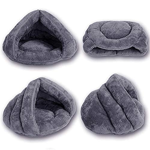 Beskie - Cama Cueva para Mascotas, para Gatos pequeños, medianos, Perros, Mascotas, Saco de Dormir, Forro Polar Grueso, cálido, para Perro, para Gatos, Cachorros