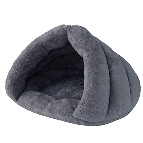 Beskie - Cama Cueva para Mascotas, para Gatos pequeños, medianos, Perros, Mascotas, Saco de Dormir, Forro Polar Grueso, cálido, para Perro, para Gatos, Cachorros