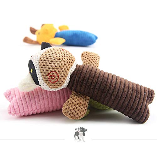 BIGBOBA Juguete de Peluche Forma de Rana Mascotas de morder Juguete para Perros y Gatos Dientes de Limpieza de Juguete de Perro Masticar Juguete, 11 * 18.5cm