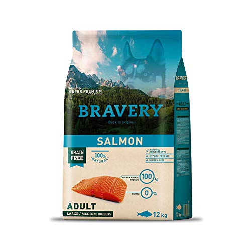 bravery Grain Free SALMÓN Razas Medianas Y Grandes