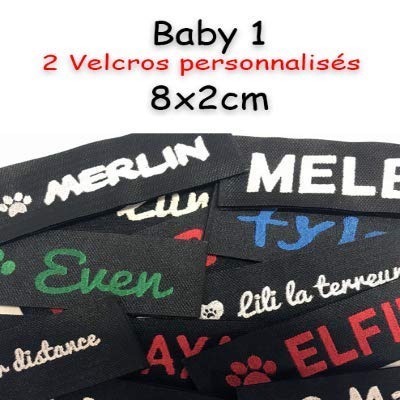 Canicaprice Velcro Personalizado Julius K9 8 x 2 cm