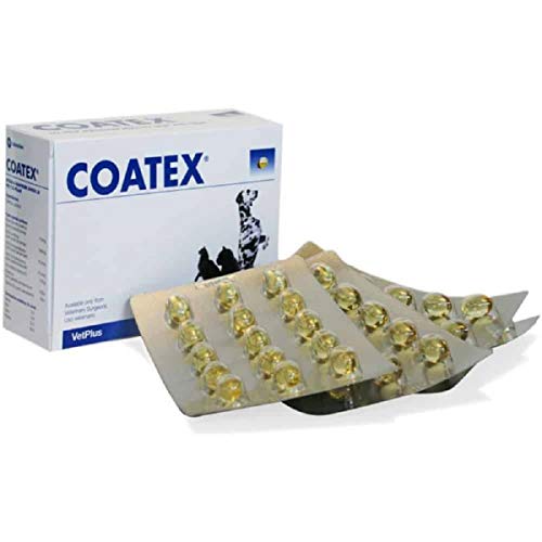 Coatex EFA Liquid Pump – pieles sensibles para perros y gatos 60 Cápsulas por Monster Pet Supplies