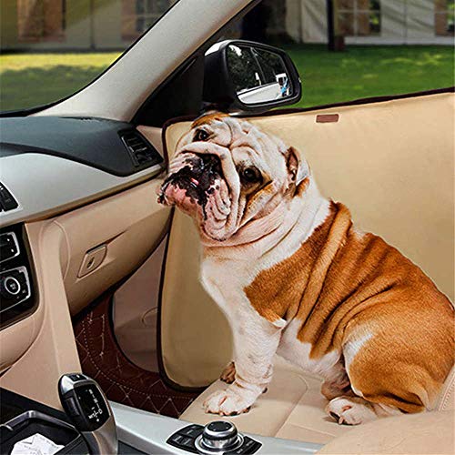 Doglemi - Protector de Puerta de Coche para Perro Oxford, Impermeable, Antideslizante, antiarañazos, para Mascotas, Suministros de Coche