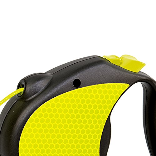 FLEXI Standard M Neon Reflect Cordón 5 m, Negro/Neon