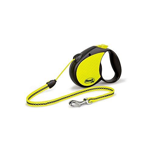 FLEXI Standard M Neon Reflect Cordón 5 m, Negro/Neon