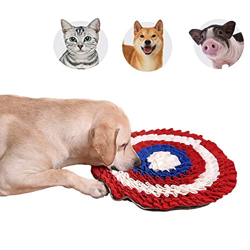 FZ FUTURE Perro Snuffle Mat Lavable a máquina Perro el oler Mat interactivos Puzzle Juguetes para pequeñas y Grandes del Perro casero Actividad/Juguete/Estera del Juego para liberar el estrés