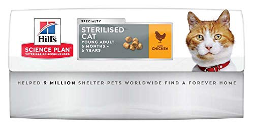 Hills Science Plan Feline Young Adult Sterilised Cat Pollo 7Kg 10000 g