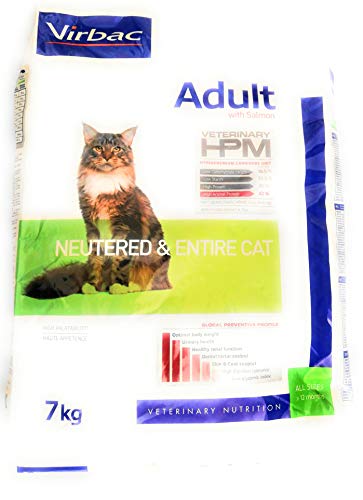 Hpm Virbac Feline Adult Neutered Entire Salmon 7Kg 7100 g