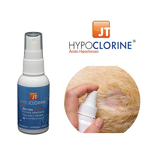 JTPharma Hypoclorine - Spray para piel y heridas de mascotas, 60 ml