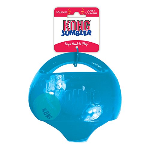 KONG - Jumbler Ball - Juguete con pelota de tenis - Para Perros Grandes/Extragrandes (varios colores)