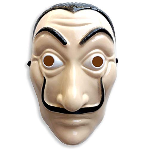 Kylewo Salvador Dali Mask Realistic Prop Face Mask Máscara de Fiesta para el Festival de Halloween, Máscara de Fiesta - Talla única