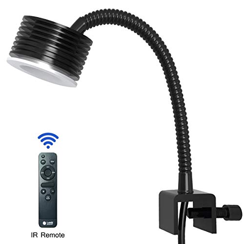 Lominie Leite Luz LED Acuario Asta 20, Iluminacion LED para Acuarios Marino Lampara LED para Peceras 30~45cm con Control Remoto(Enchufe de la UE)