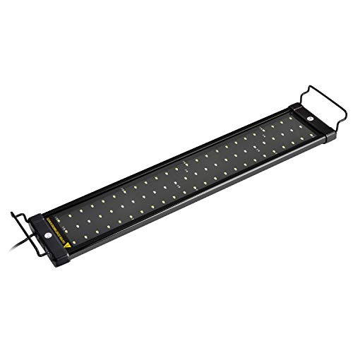 NICREW ClassicLED Luz LED Acuario, Pantalla LED Acuario, Iluminación LED para Acuarios Plantados Lámpara LED para Peceras 53-83 cm, 11W, 7000K