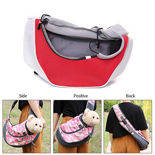 PETCUTE Bolsos para Perros Bolsa Bandolera de Mascota Bolsa de Transporte para Gato transportines para Perros transportin de Viaje para Perro