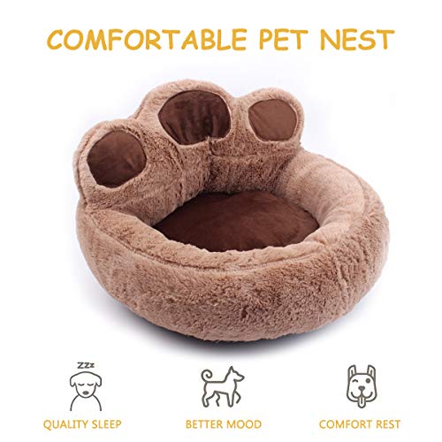 PETCUTE Cama para Perros pequeños medianos Cama para Gatos cómoda Lavable Camas para Mascota Invierno