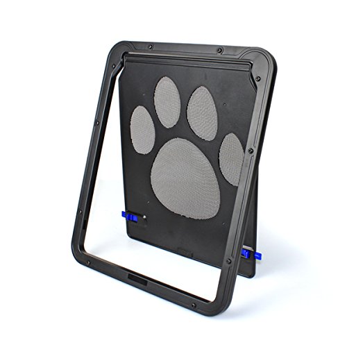 PETCUTE Gateras para Perros Puerta para Gatos Puertas para Perros Cerradura Automática de Mascota Bloqueable para Mascotas