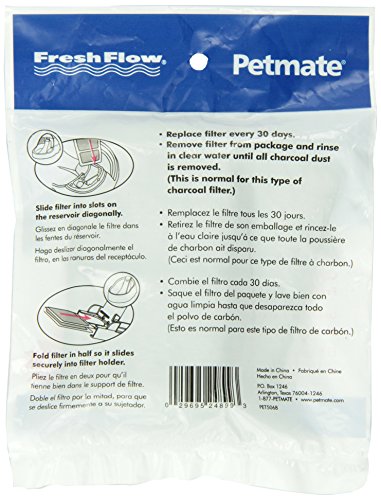 Petmate Nuevo Flujo de Repuesto filtros, 50 oz