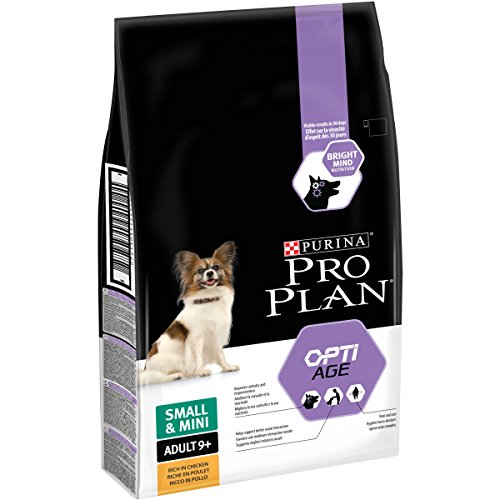 Pro Plan Optiage - Croquetas para Perros pequeños de 9 años o más, ricas en Pollo, 7 kg